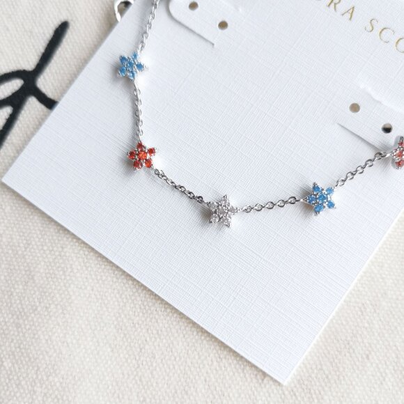 Kendra Scott Chain Bracelet - Sierra Star - Crystal Silver - Picture 2 of 5